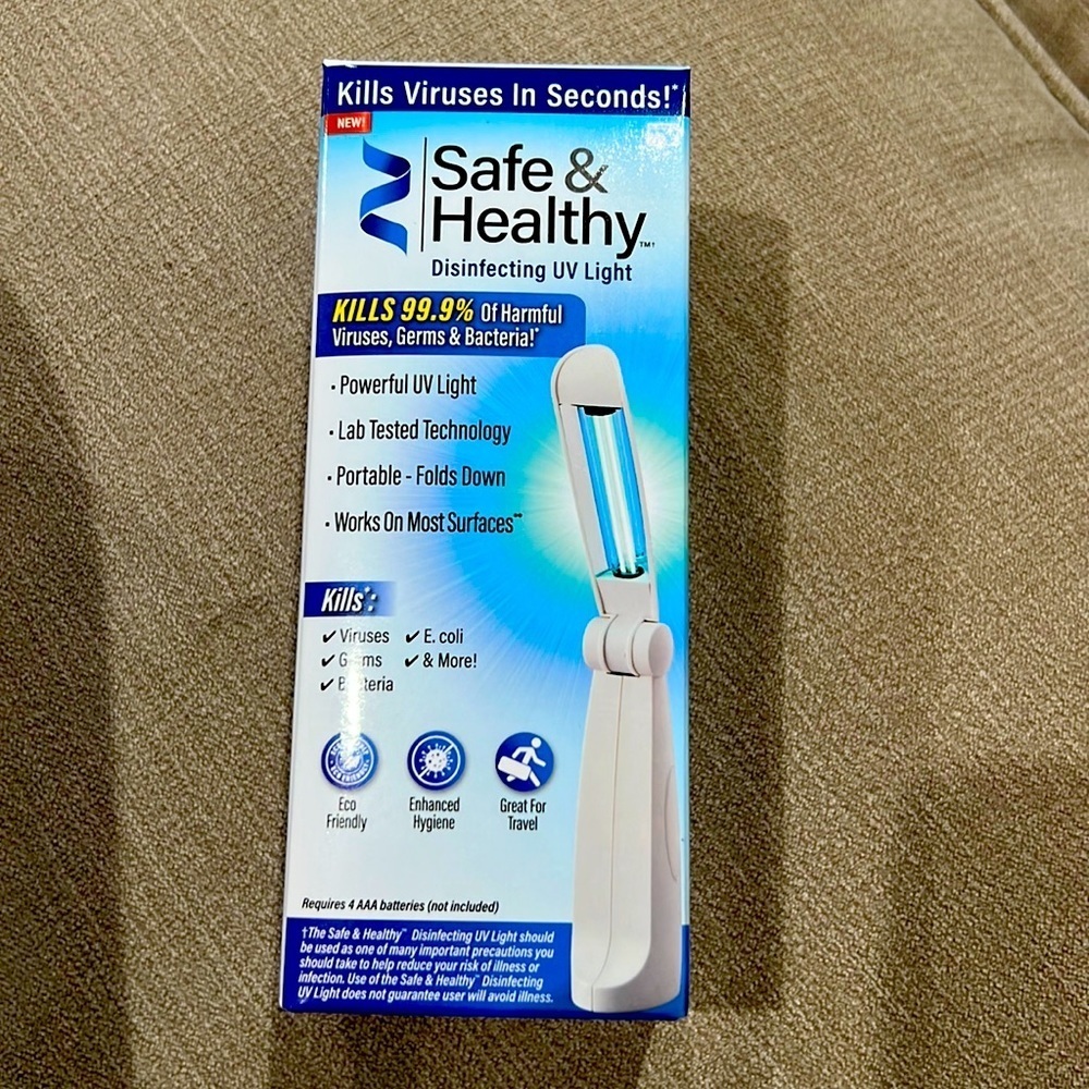 NEW! Disinfecting UV light